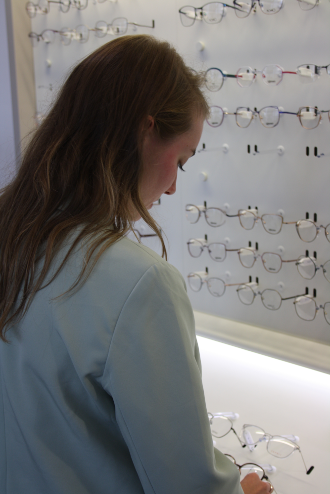 Opticien en magasin